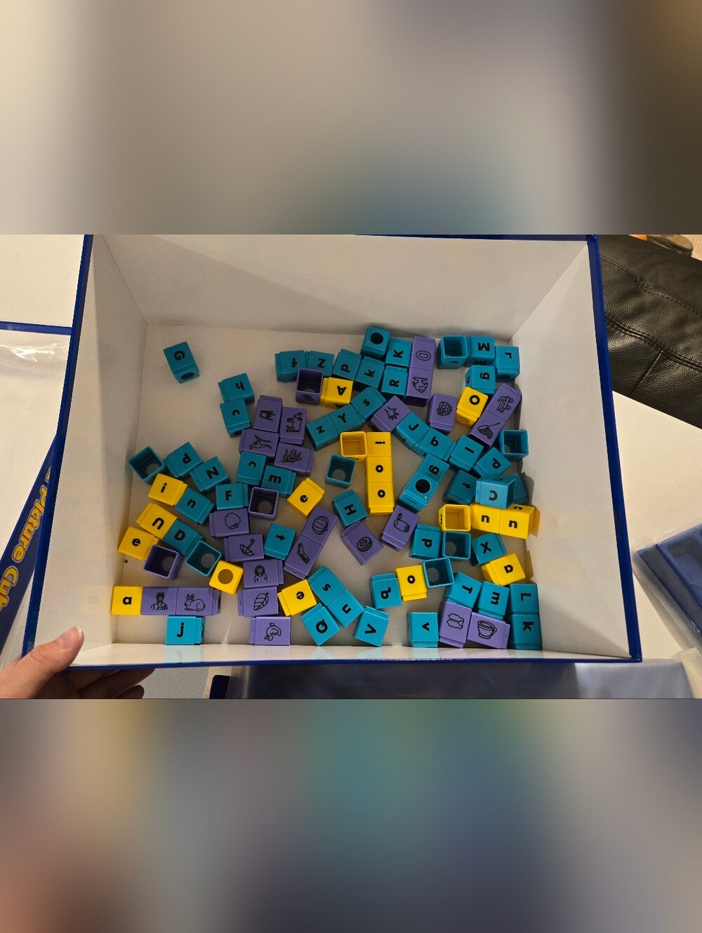 Lakeshore Learning Linking Letter & Picture Cubes - Picture 8 of 10